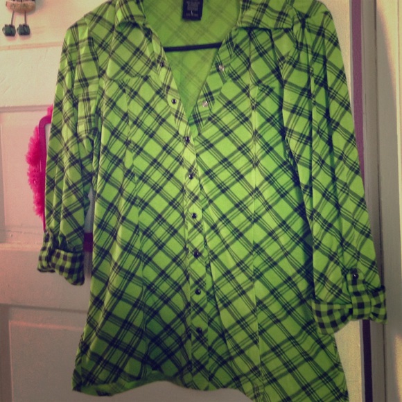 Vanity plaid shirt