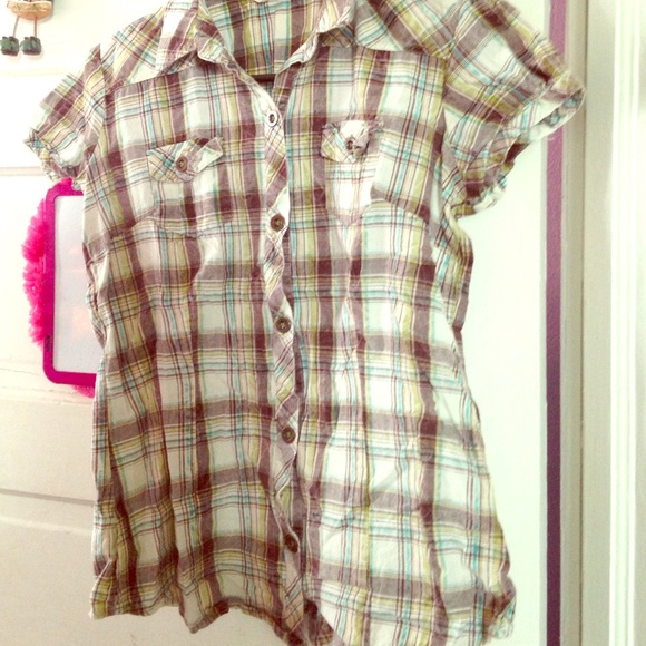 Plaid tshirt