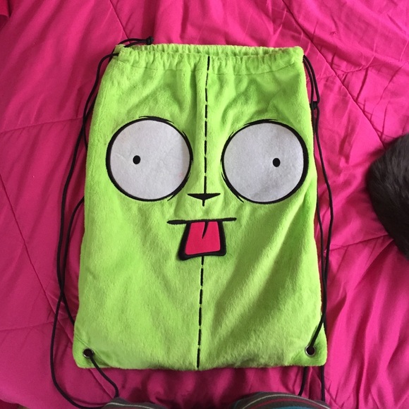 Invader Zim "gir" drawstring bag