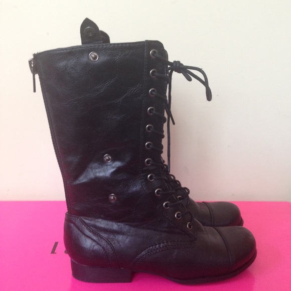 Black Combat Boots