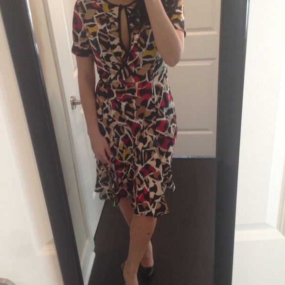 Diane Von Furstenberg silk wrap dress