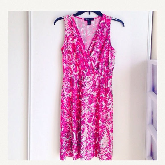 Sexy hot pink spring dress