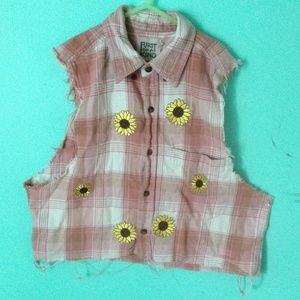 Flannel vest