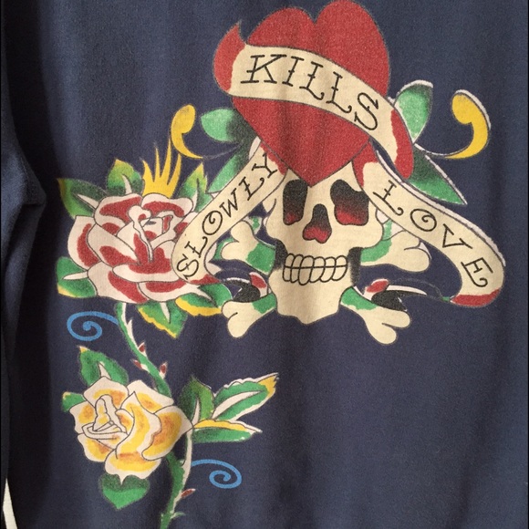 Ed Hardy look alike zip-up - Picture 4 of 4