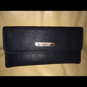 ***SOLD***MK Black snap closure wallet.