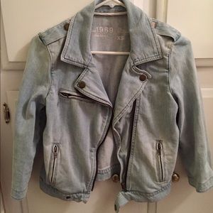 GAP Denim Moto Jacket