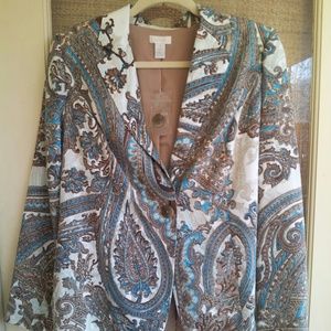 Chico's Jackets & Coats - FLASH SALE! NWT Gorgeous Chico's Paisley Jacket Chico's Jackets & Coats - FLASH SALE! NWT Gorgeous Chico's Paisley Jacket