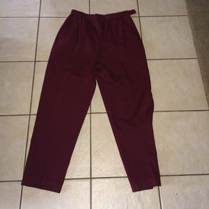 Plaid trousers, high waisted!