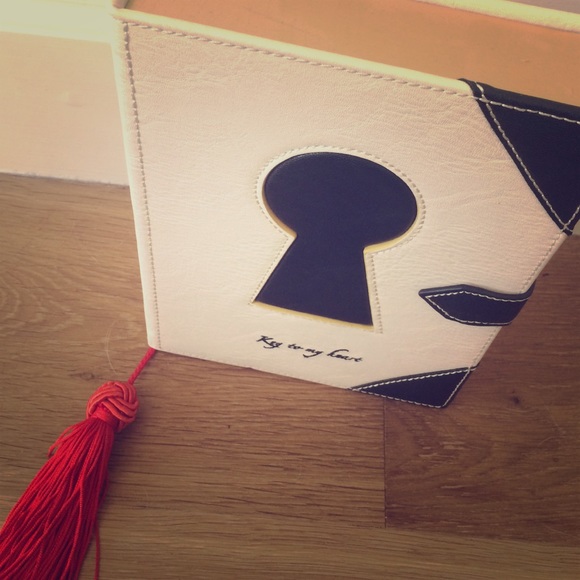 ASOS book clutch - key to my heart 💖💖💖
