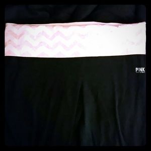 Sequin pink Victoria secret yoga pants