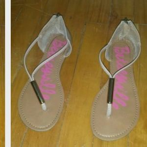 Betsey Johnson betseyville thong nude sandals