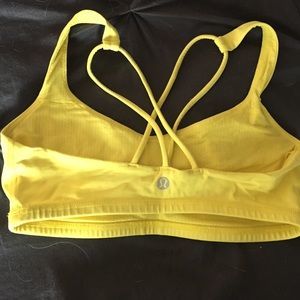 Lulu lemon yellow bra