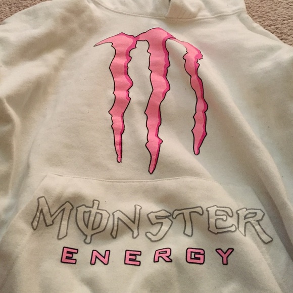 pink monster energy hoodie
