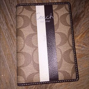 Coach passport holder