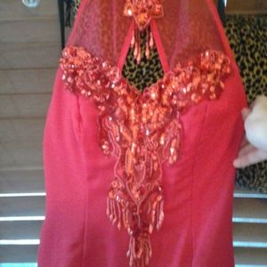Custom Red dress