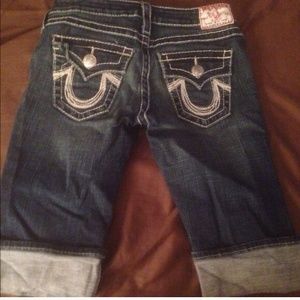 True religion capri jeans