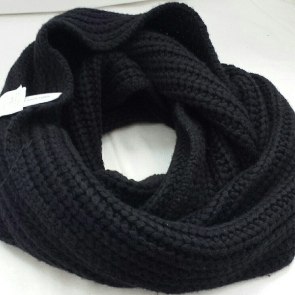 BLACK JCREW infinity scarf