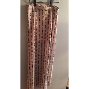Maxi printed skirt