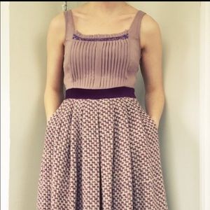 Lavender Anthropologie Dress
