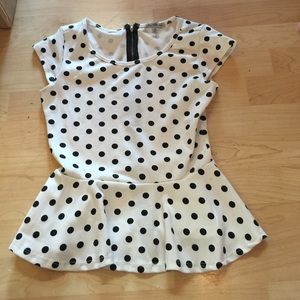 Polka dot top by Charlotte Russe