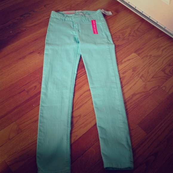 Mint green pants