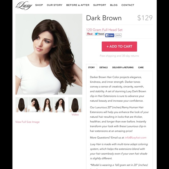 Luxy hair extensions