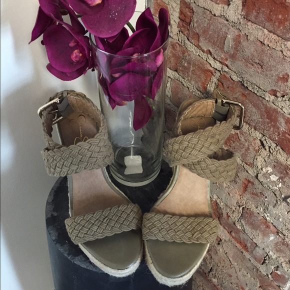 Jessica Simpson Braided Rope Wedges - Picture 2 of 3