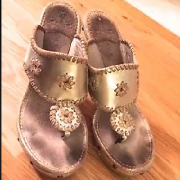 Jack Rogers high wedge size 9