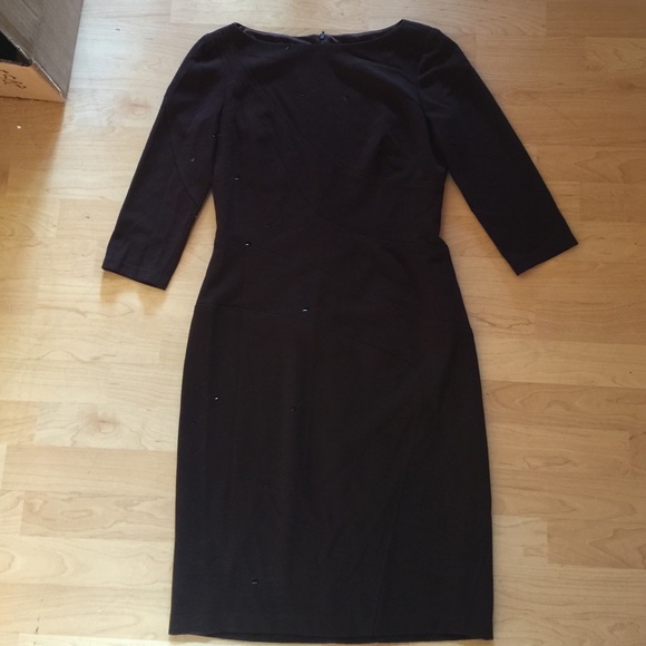 Brown elegant dress