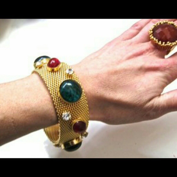 ❌Vintage Yves Saint Laurent Runway Bracelet❌ - Picture 2 of 4