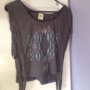 Fringe shirt
