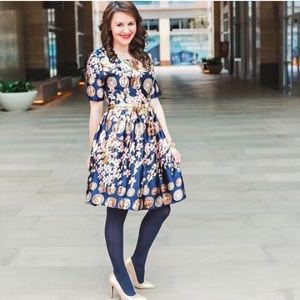 Roman Patterned Dress