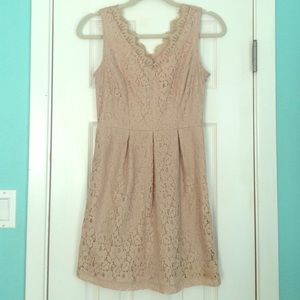 Nude Lace Dress