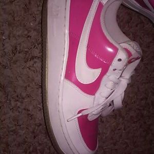 Pink&White Nike Airs