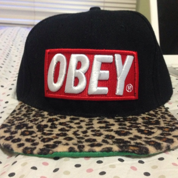 OBEY CHEETAH SNAPBACK HAT