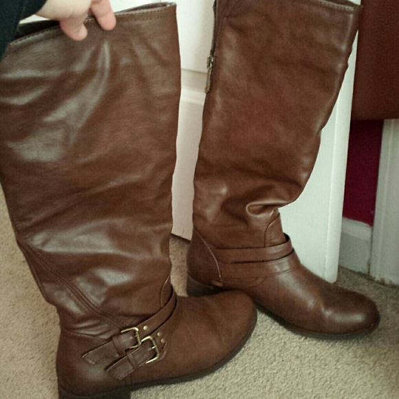Brown Leather Boots