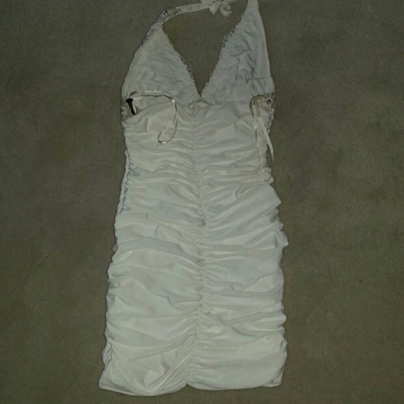 Gorgeous white dress made in Italy . - Picture 4 of 4