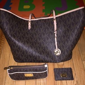 Michael Kors Jet Set Tote Bundle