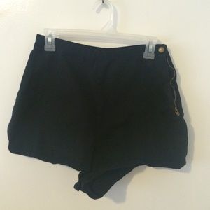 Black High waisted Shorts