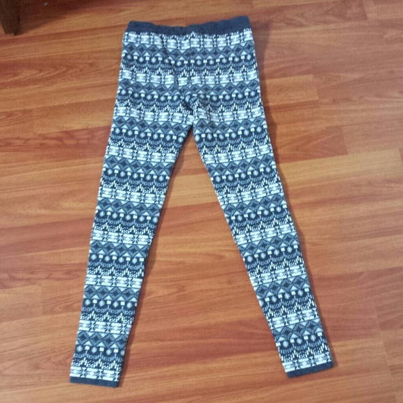 Winter printed thick leggings
