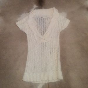 Long Cream Sweater