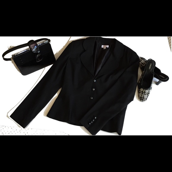 Isaac Mizrahi Size 14 Black Blazer Never Worn