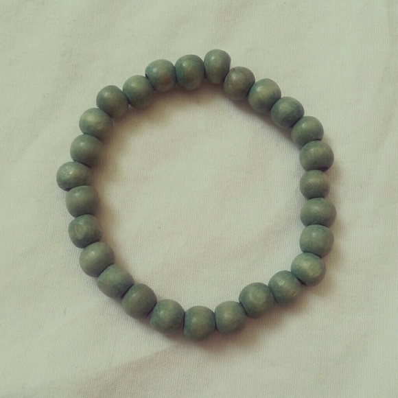 ❌sold Teal stretch bracelet