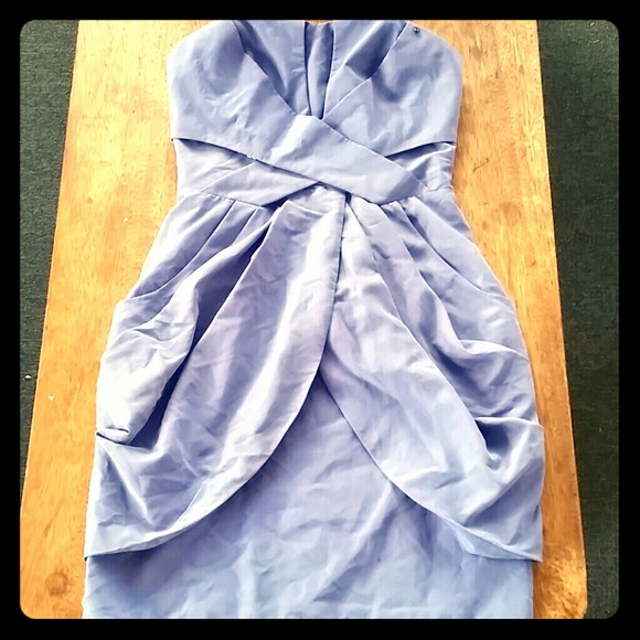 Guess lavender strapless dress