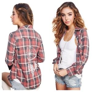 PLAID DREAMCATCHER SHIRT