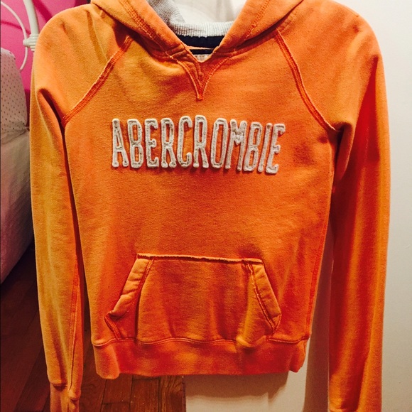Orange Abercrombie sweater