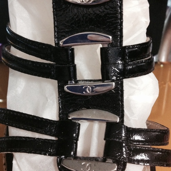 Chanel wedge sandal platform. - Picture 2 of 4