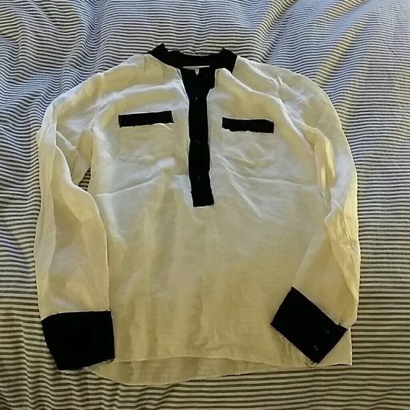 banana republic silk shirt