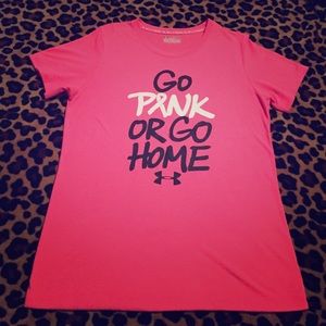 Under Armour Breast Cancer Awareness tee