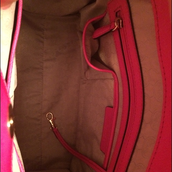 SOLD!! Michael Kors Pink Studded Hamilton - Picture 3 of 4